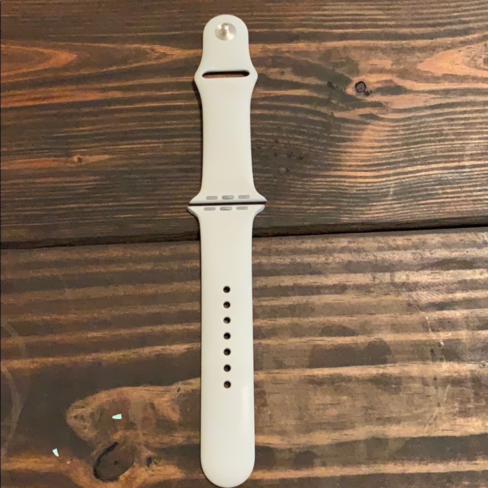 Apple Watch band fits size 42 mm watch.